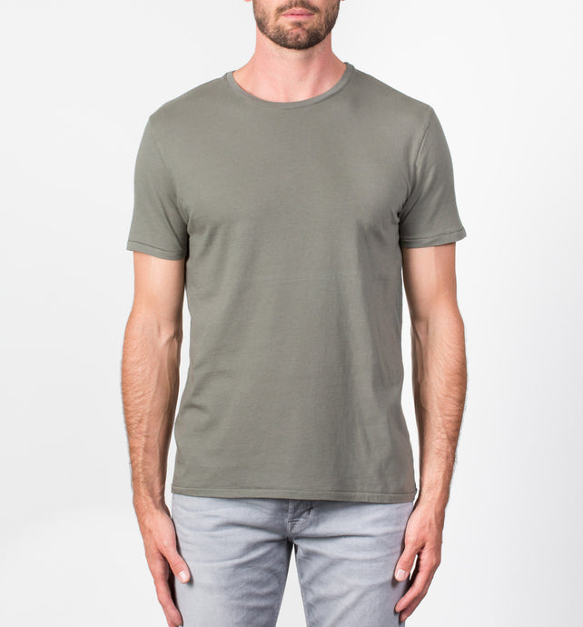 Supima Crew Neck Tee | Sage