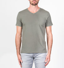 Supima V Neck Tee | Sage